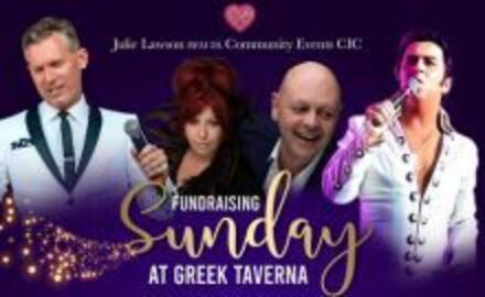 Fundraising Sunday at The Greek Taverna with the Fabulous Joanne Ryan