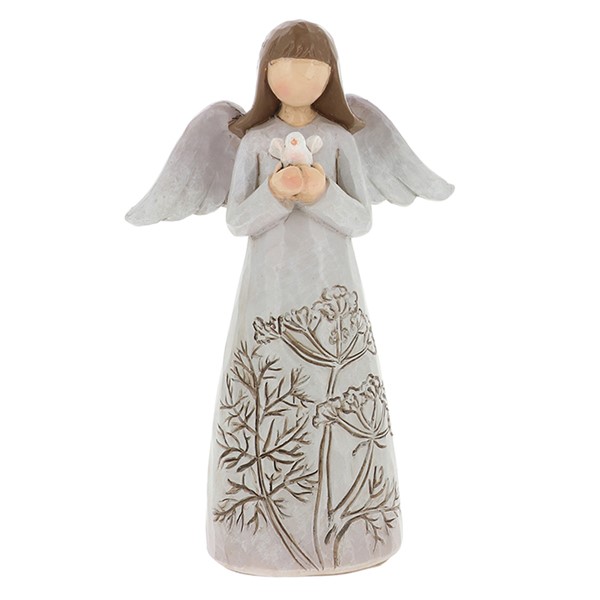 Meadow Flower Angel (Medium Grey)